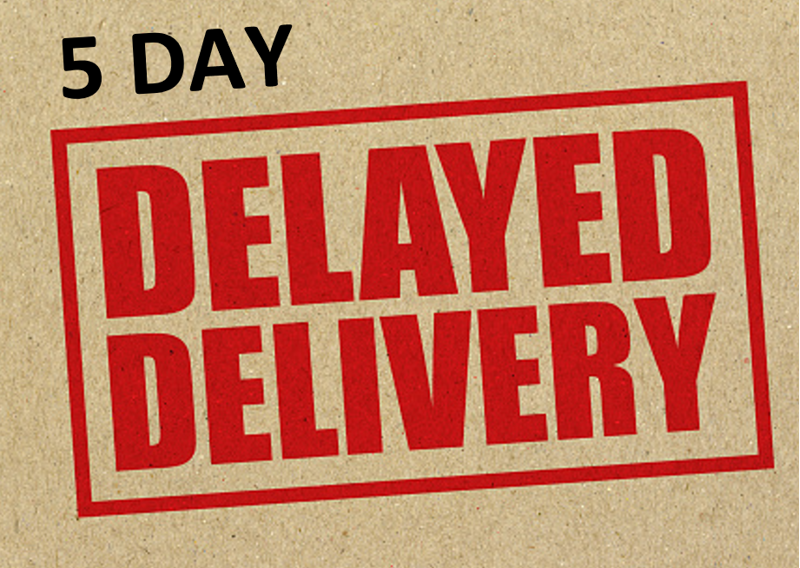 Item with 5 day delivery delay